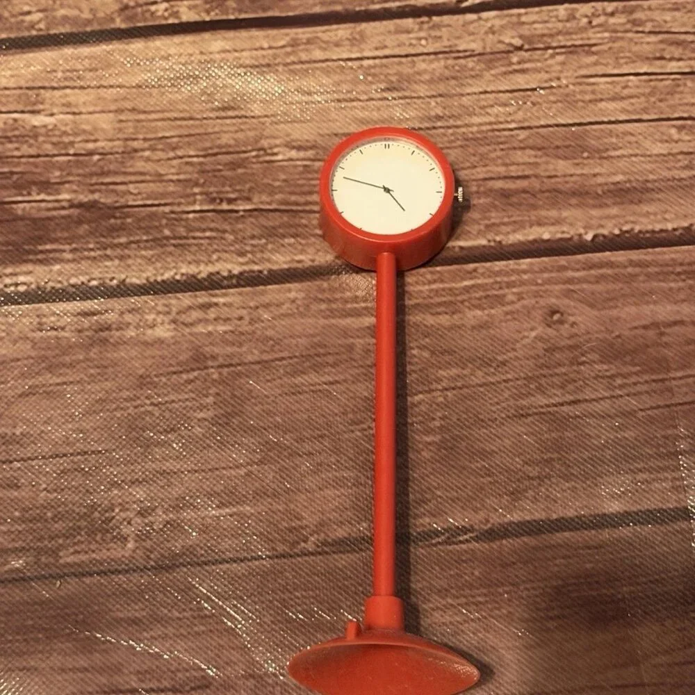 Ikea Stakig Red Pop Art Table Clock